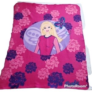 2002 Vintage Mattel Barbie Blanket